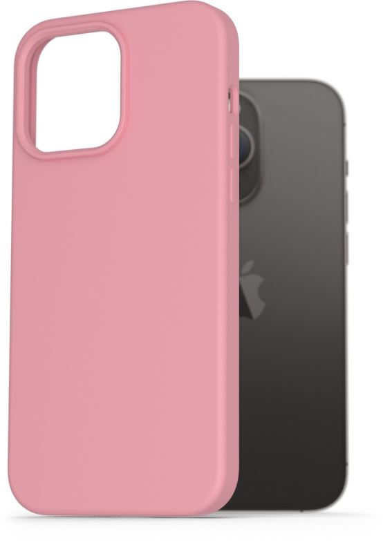 Kryt na mobil AlzaGuard Premium Liquid Silicone Case pro iPhone 14 Pro Max růžové
