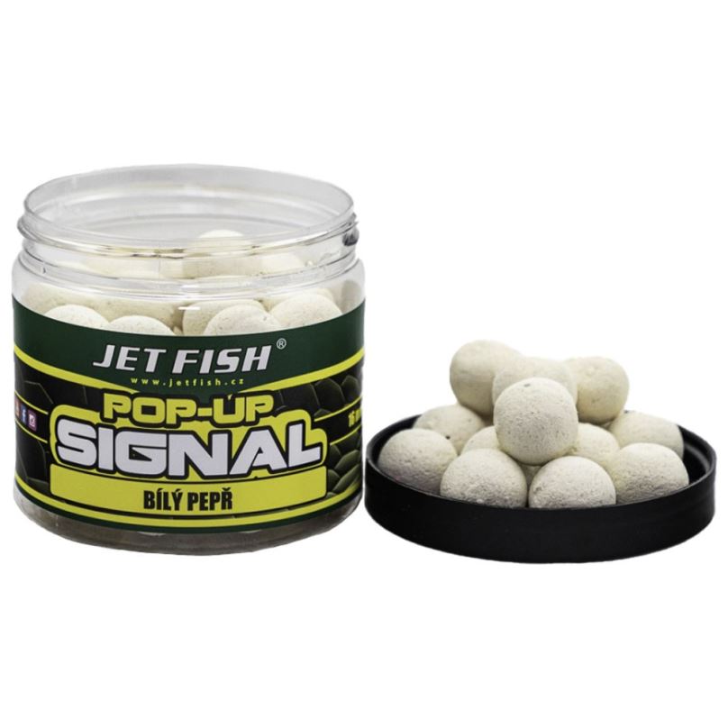 Jet Fish Pop-Up Signal Bílý pepř 60g 16mm