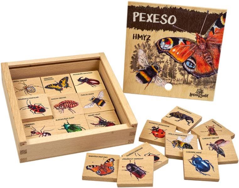 Pexeso Lesní Svět Pexeso Klasické - Z říše hmyzu