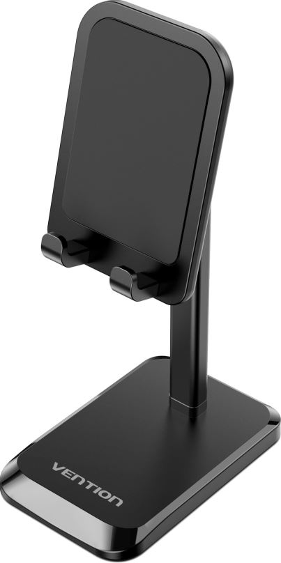 Držák na mobilní telefon Vention Height Adjustable Desktop Cell Phone Stand Black Aluminum Alloy Type