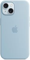 Kryt na mobil Apple iPhone 15 Silikonový kryt s MagSafe světle modrý