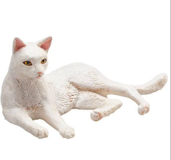Figurka Mojo Fun Kočka bílá ležící