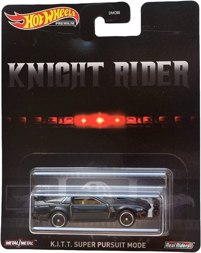 Auto Hot Wheels Prémiové Auto - Knight Rider - K.I.T.T.