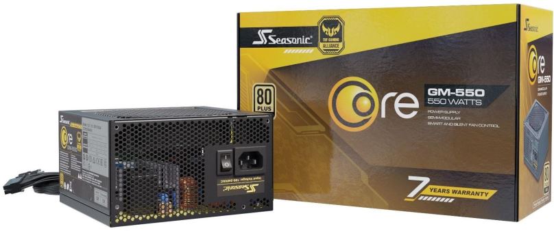 Počítačový zdroj Seasonic Core GM 550 Gold