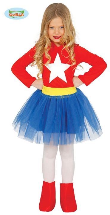Kostým Dětský Kostým Supergirl- Superdívka - vel. 7-9 let