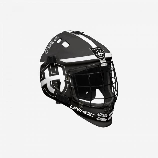 Florbalová maska Goalie Mask Unihoc Shield black/white