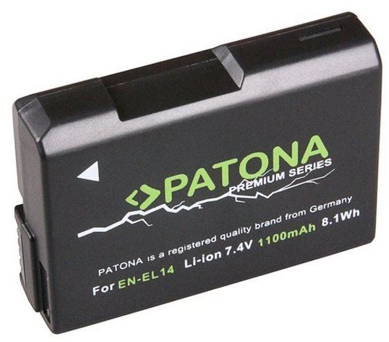 Baterie pro fotoaparát PATONA pro Nikon EN-EL14 1100mAh Li-Ion Premium