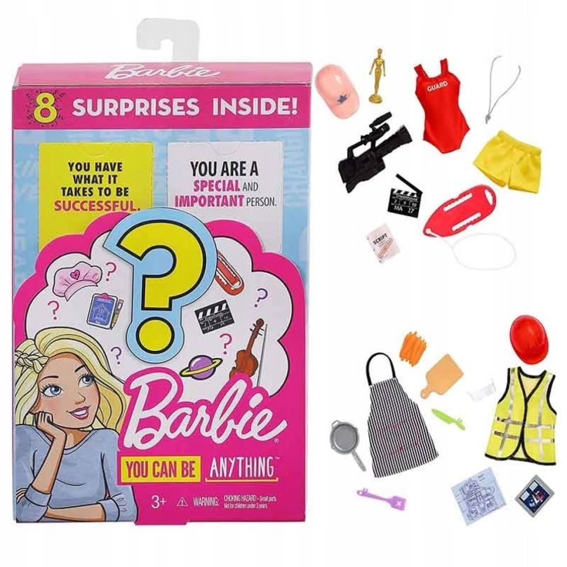Barbie Oblečky pro povolání s překvapením, Mattel GLH57