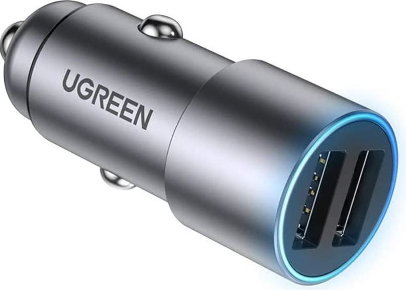 Nabíječka do auta Ugreen 24W Dual USB-A Car Charger (Gray)