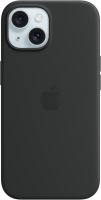 Kryt na mobil Apple iPhone 15 Silikonový kryt s MagSafe černý