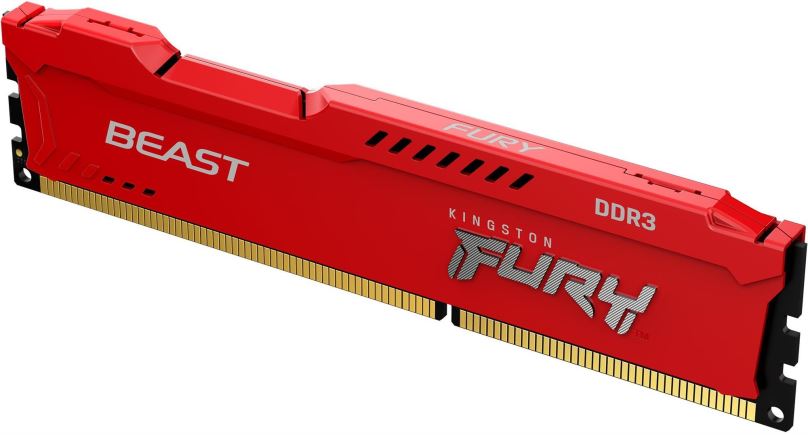 Operační paměť Kingston FURY 8GB DDR3 1600MHz CL10 Beast Red