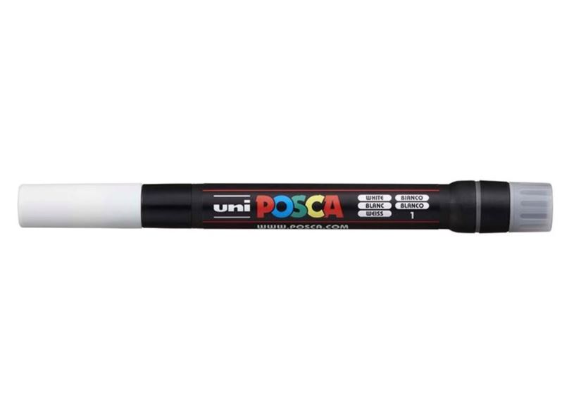 POSCA akrylový popisovač Brush PCF-350 Barva: Bílá