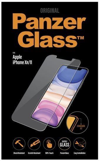Ochranné sklo PanzerGlass Standard pro Apple iPhone Xr/11 čiré