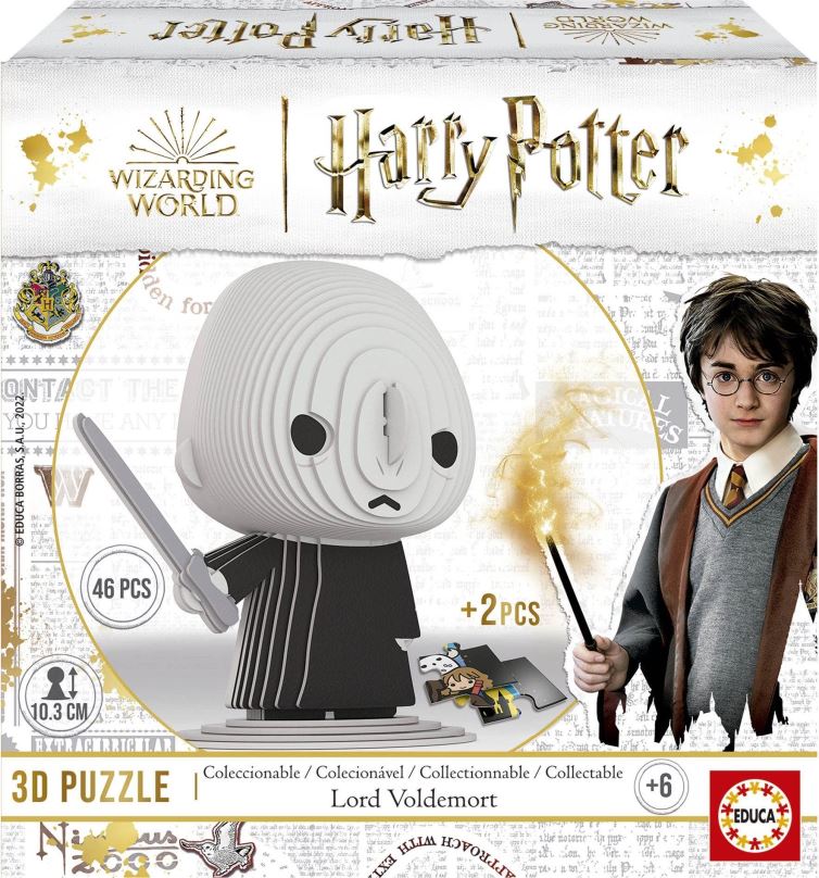 3D puzzle EDUCA 3D puzzle Harry Potter: Lord Voldemort 46 dílků
