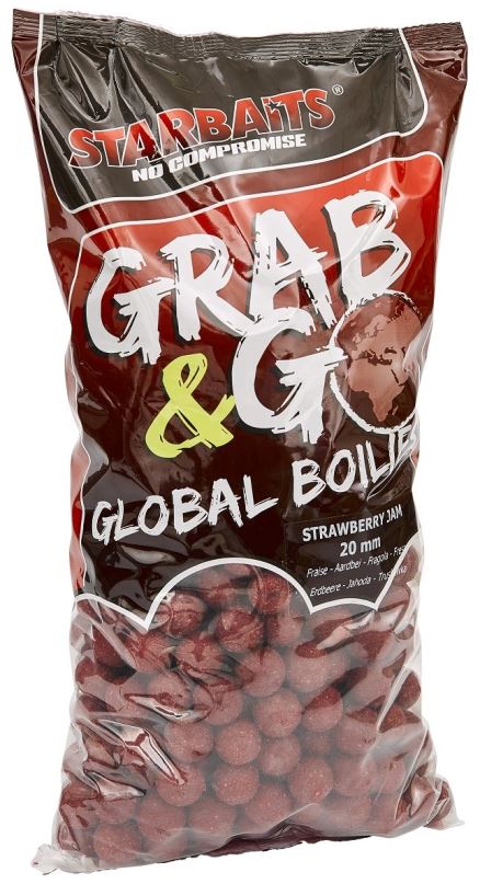 Starbaits Boilies Global Strawberry Jam 2,5kg 20mm