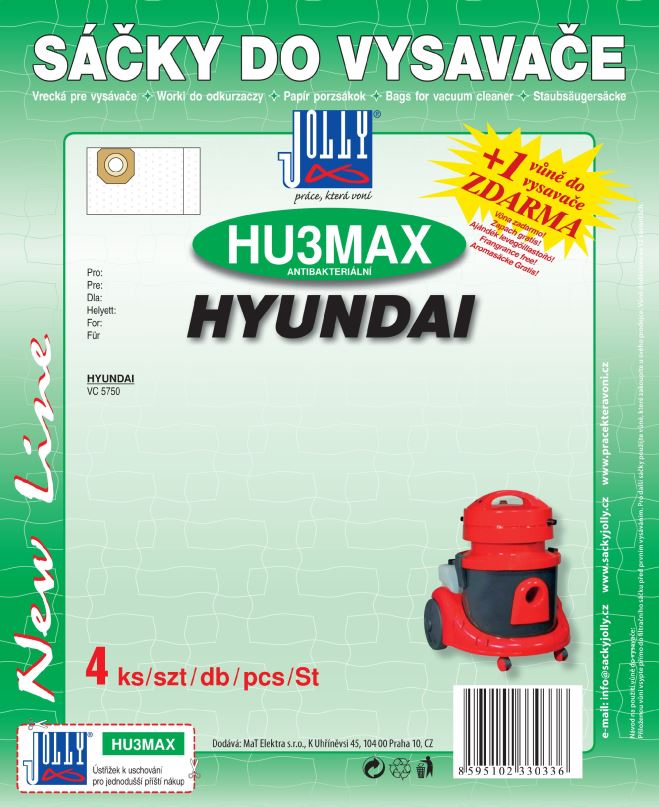 Sáčky do vysavače Sáčky do vysavače HU3 MAX - textilní