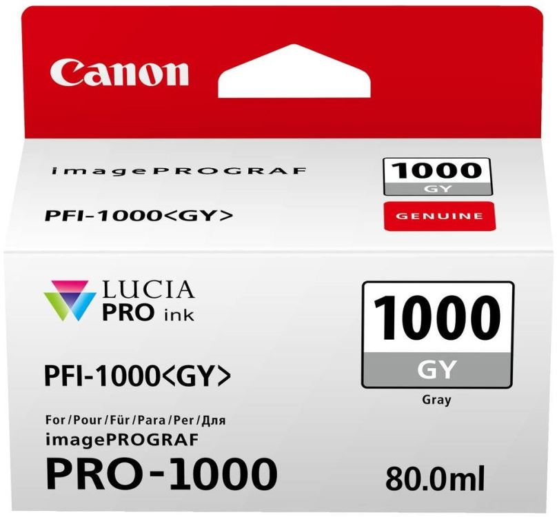 Cartridge Canon PFI-1000GY šedá