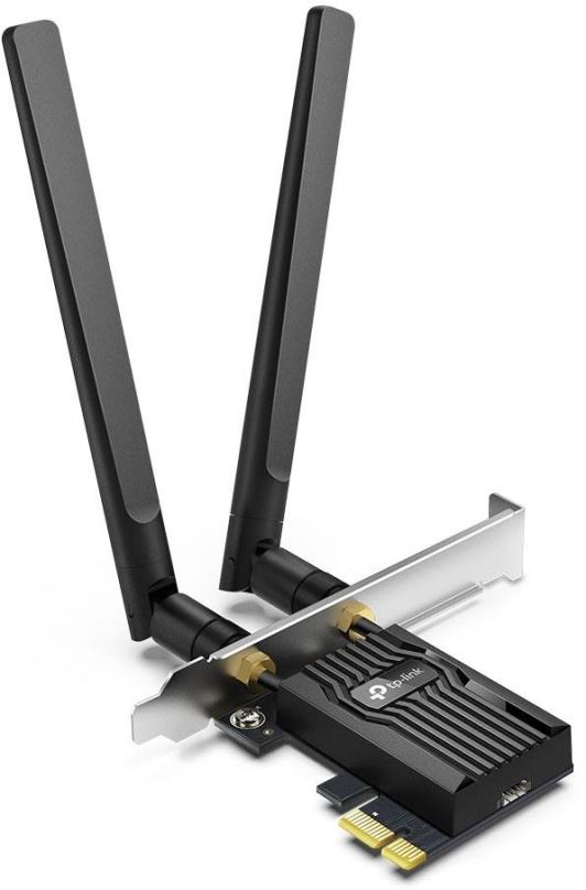 WiFi síťová karta TP-Link Archer TX55E, AX3000 Wi-Fi 6 Bluetooth PCIe Adapter