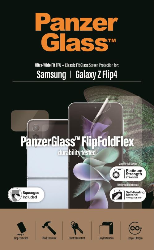 Ochranné sklo PanzerGlass Samsung Galaxy Z Flip 4 TPU fólie + sklo