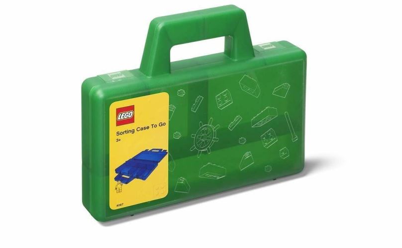 Úložný box LEGO úložný box To-Go zelený
