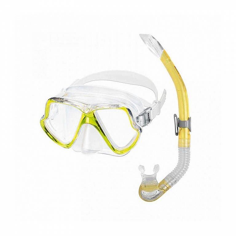 Potápěčská sada Mares Potápěčský set maska a šnorchl Wahoo, žlutá
