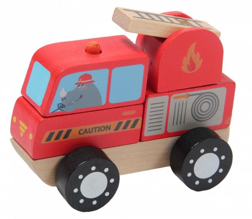 Auto Hope Toys Dřevěné hasičské autíčko