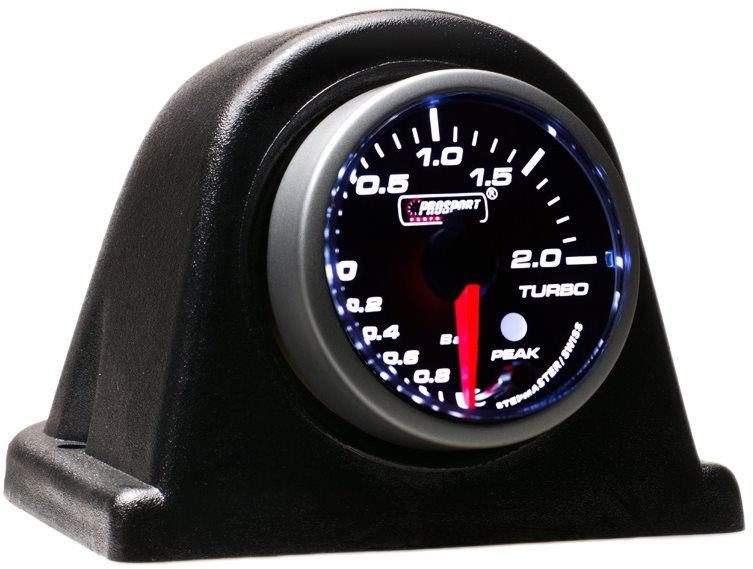 Přídavný budík do auta PROSPORT PREMIUM přídavný ukazatel tlaku turba elektronický -1 až 2bar