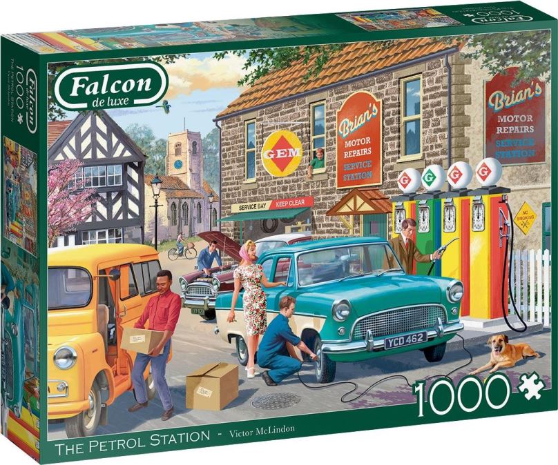 Puzzle Falcon Puzzle Benzínová pumpa 1000 dílků