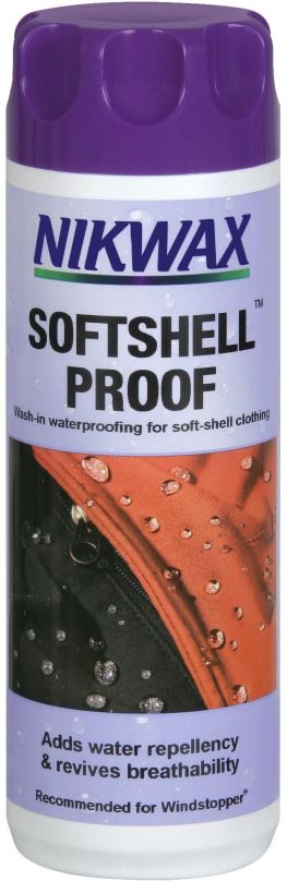 Impregnace NIKWAX Softshell Proof Wash-in 300 ml (3 praní)