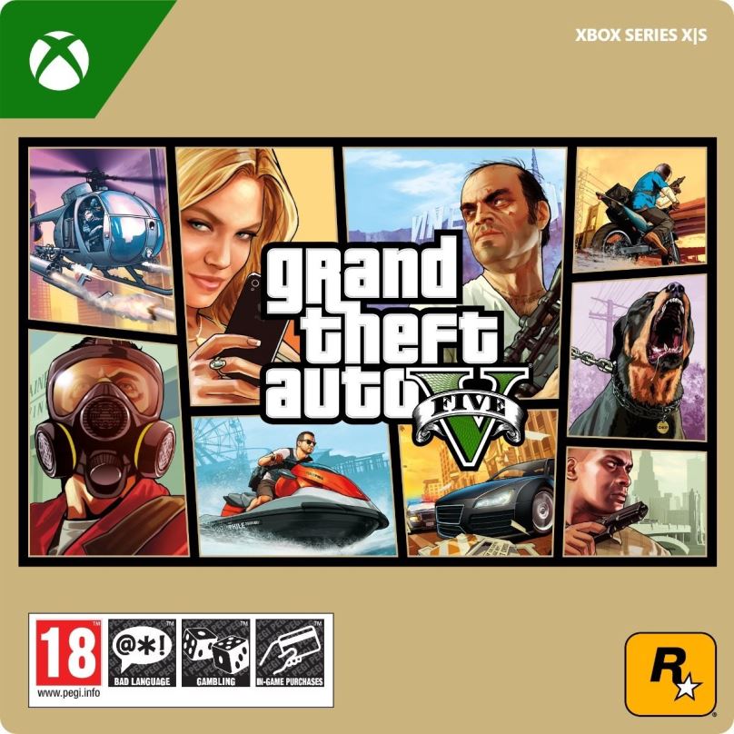 Hra na konzoli Grand Theft Auto V (GTA 5) - Xbox Series X|S Digital