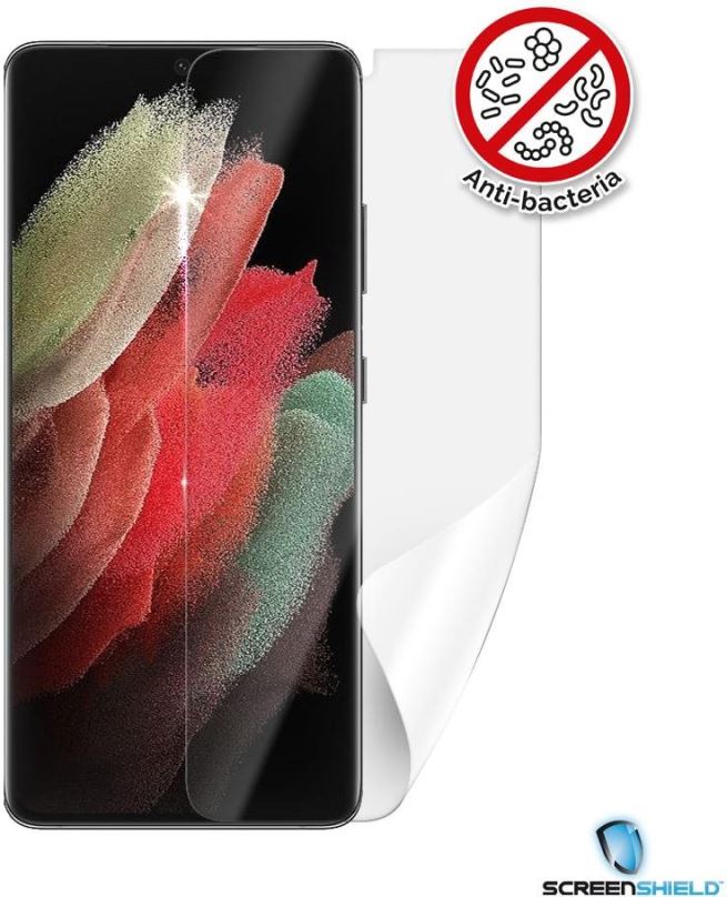 Ochranná fólie Screenshield Anti-Bacteria SAMSUNG Galaxy S21 Ultra 5G na displej