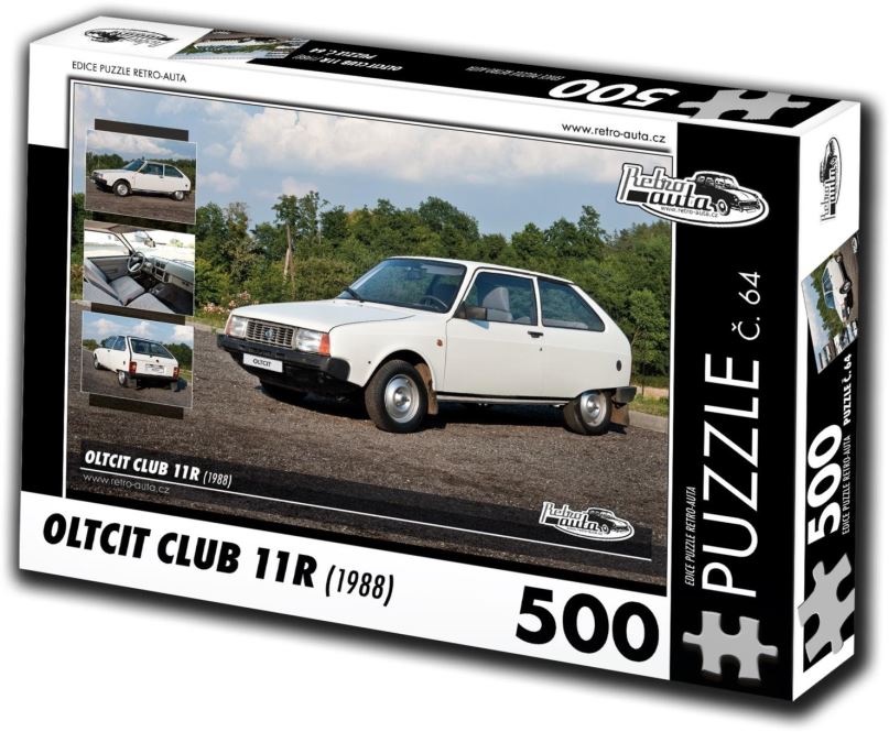 Puzzle Retro-auta Puzzle č. 64 Oltcit Club 11R (1988) 500 dílků