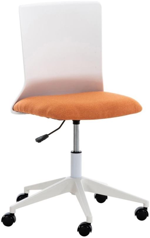 Kancelářská židle BHM GERMANY Apolda, textil, oranžová