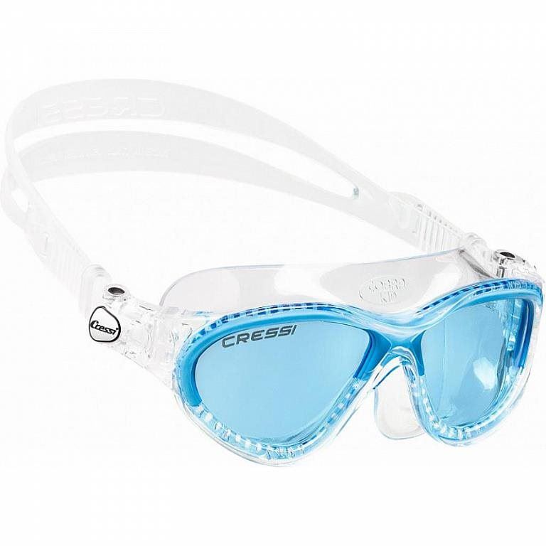 Plavecké brýle Cressi MINI COBRA, dětské, 7-15 let modrá/modrá skla