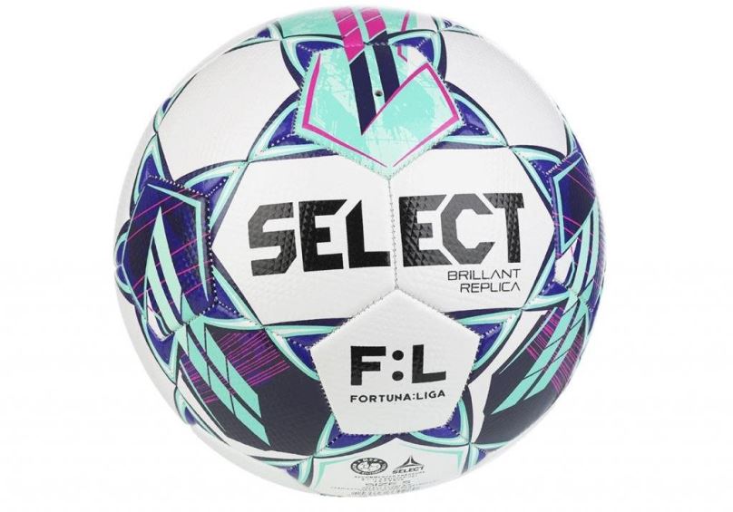 Fotbalový míč SELECT FB Brillant Replica CZ Fortuna Liga 2023/24, vel. 5