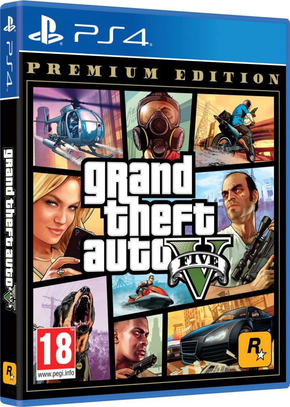 Hra na konzoli Grand Theft Auto V (GTA 5): Premium Edition - PS4
