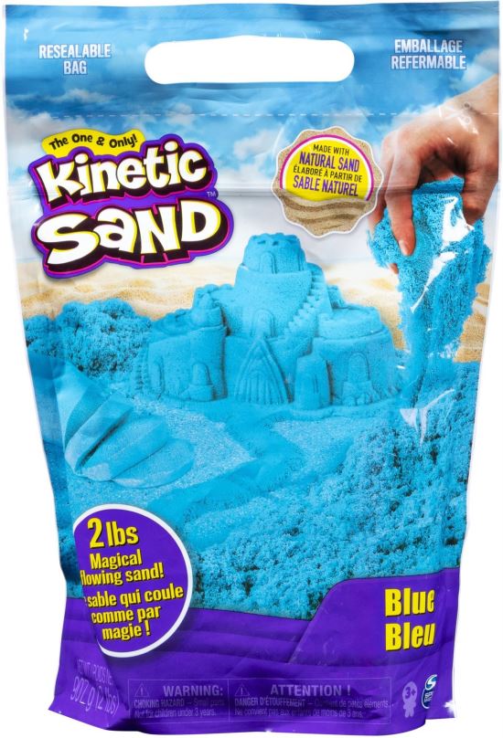 Kinetický písek Kinetic Sand Balení modrého písku 0,9 kg