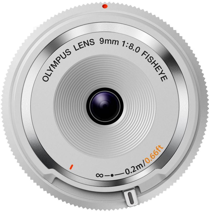 Objektiv M.ZUIKO DIGITAL BCL 9mm f/8.0 rybí oko bílý