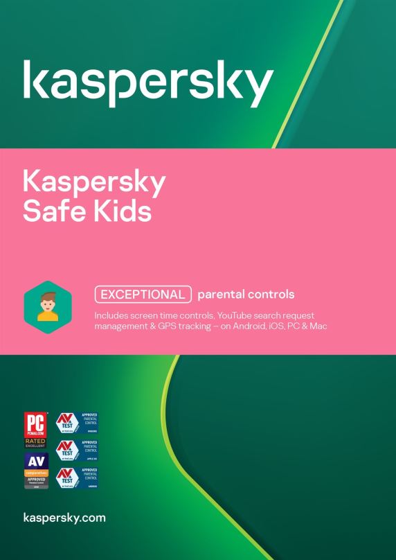 Bezpečnostní software Kaspersky Safe Kids pro 1 uživatele na 12 měsíců (elektronická licence)