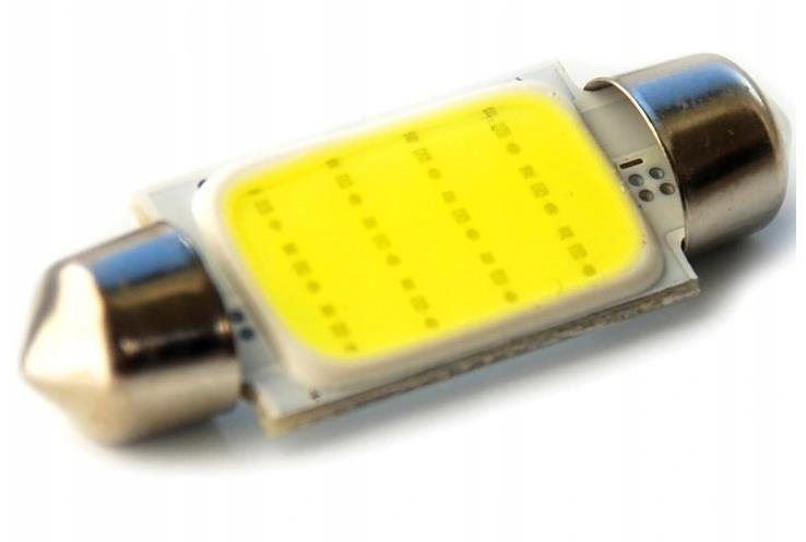 LED autožárovka Rabel 39 mm COB smd C5W C10W C15W SV8,5 bílá