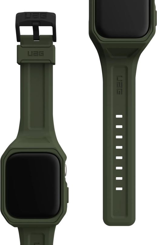 Řemínek UAG Scout Strap & Case Olive Apple Watch 9/8/7 45mm