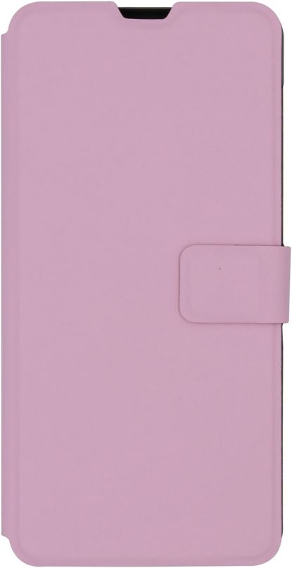 Pouzdro na mobil iWill Book PU Leather Case pro Xiaomi Redmi Note 9 Pro / Note 9S Pink