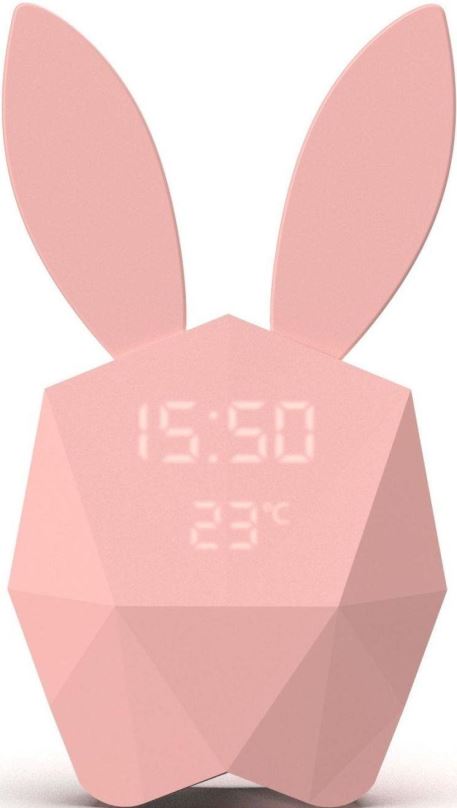 Chytrý budík Mob Cutie Clock Connect with app pink