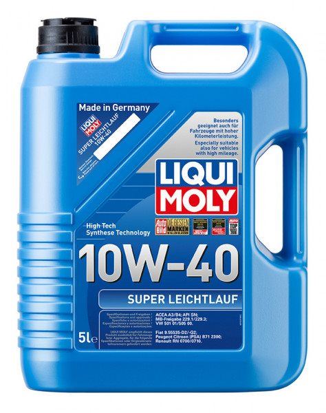 Motorový olej Liqui Moly Motorový olej Super Leichtlauf 10W-40, 5 l
