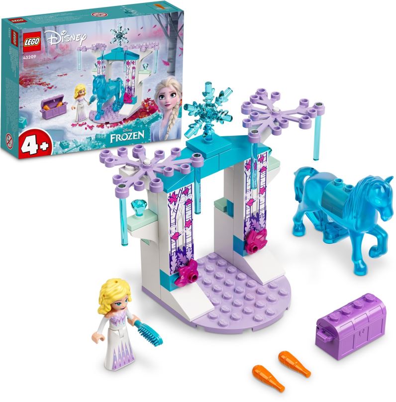 LEGO stavebnice LEGO® I Disney Ledové království 43209 Ledová stáj Elsy a Nokka