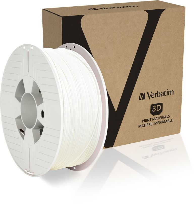 Filament Verbatim PET-G 1.75mm 1kg bílá