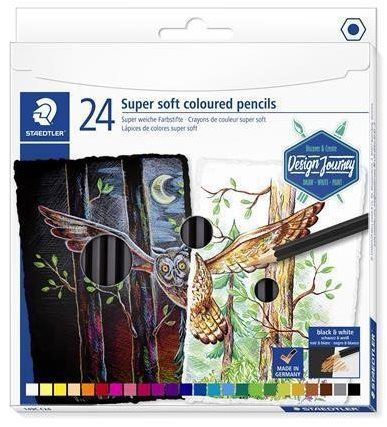 Pastelky STAEDTLER pastelky Design Journey Super Soft sada 24 barev