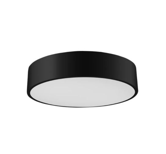 Stropní stmívatelné LED svítidlo Minalox Round 100, 24V, 2700-6500K, černá