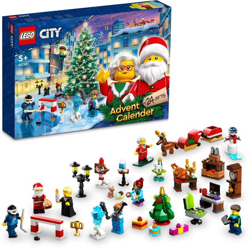 Adventní kalendář LEGO® City 60381 Adventní kalendář LEGO® City 2023
