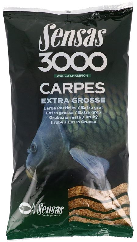 Sensas Vnadící směs 3000 Carpes Extra Gros (Kapr-hrubá) 1kg
